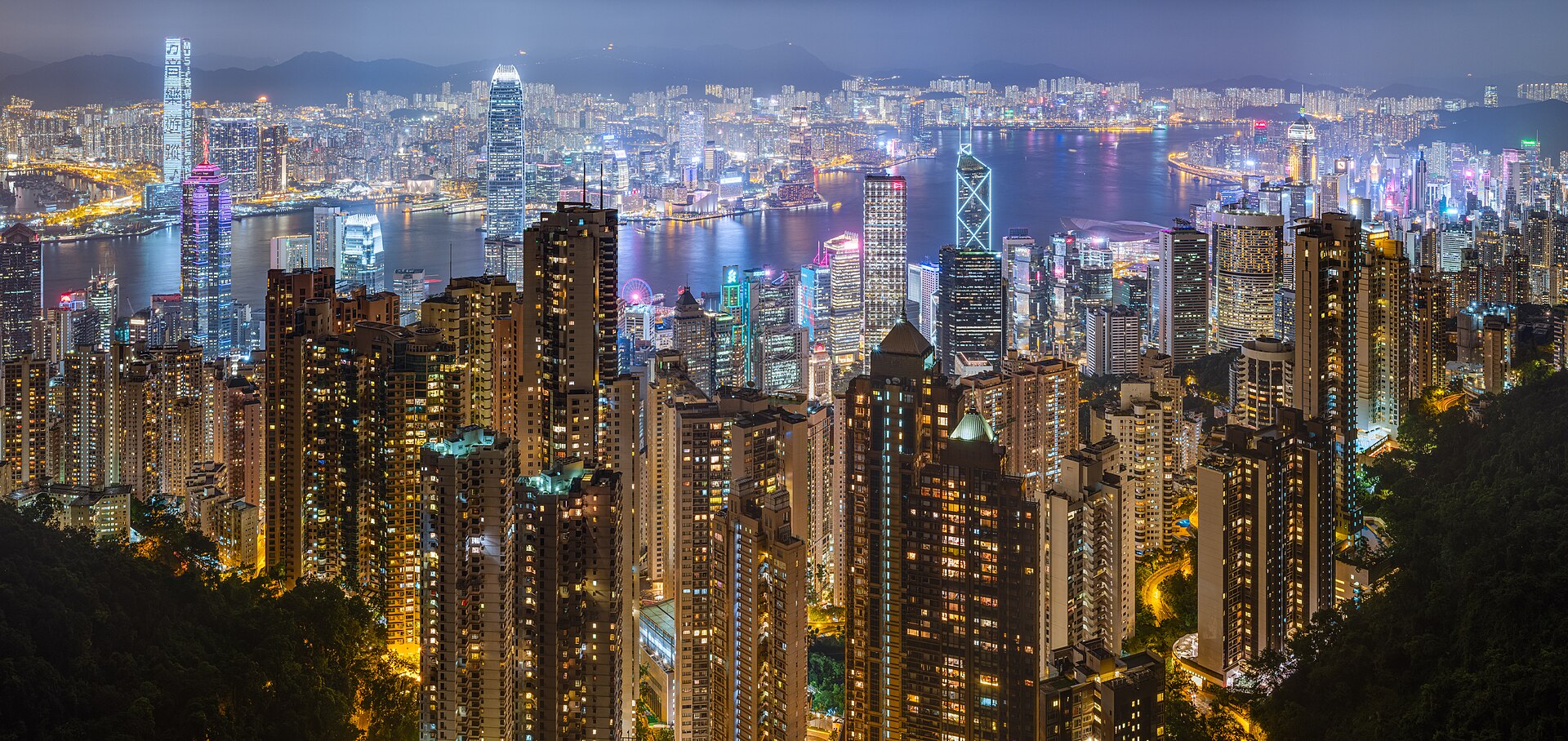 Victoria Peak view Hong Kong