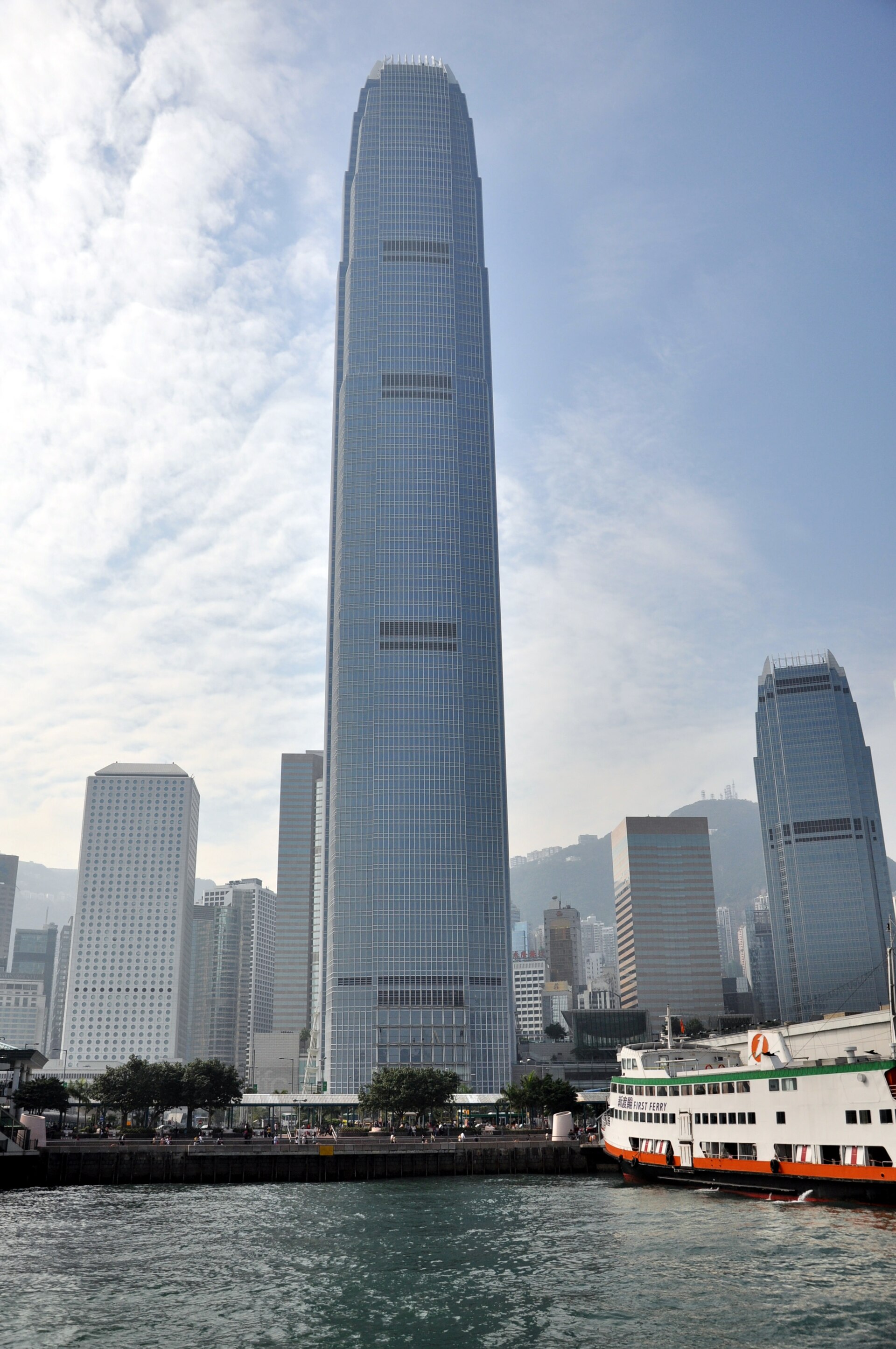 Kowloon waterfront hotel view