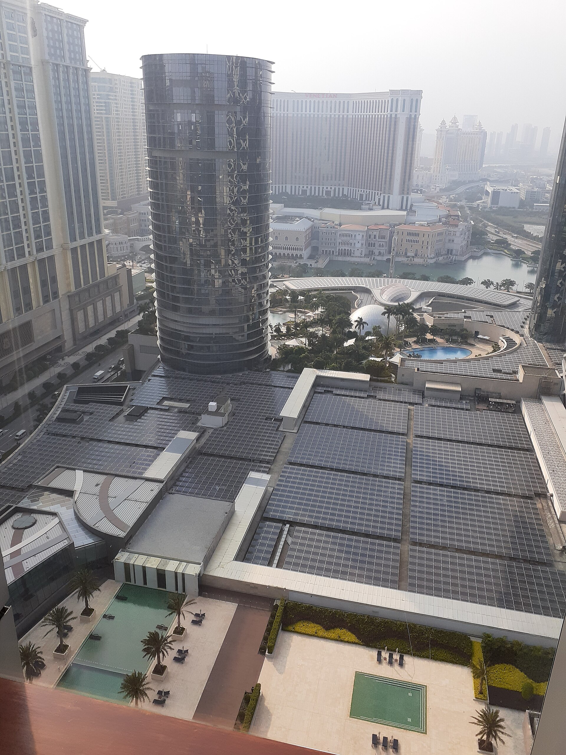 Hong Kong hotel room city view