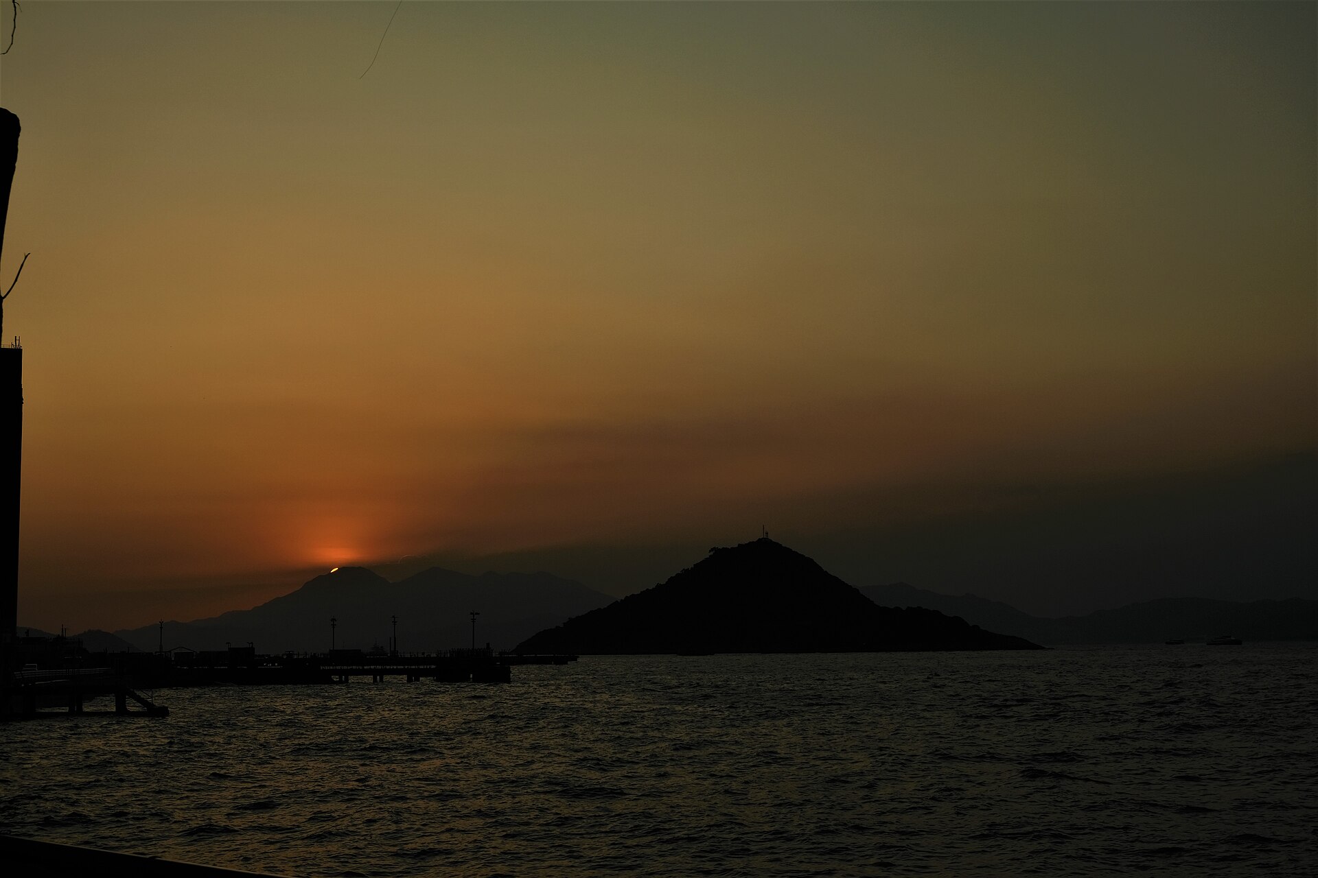Kennedy Town waterfront sunset