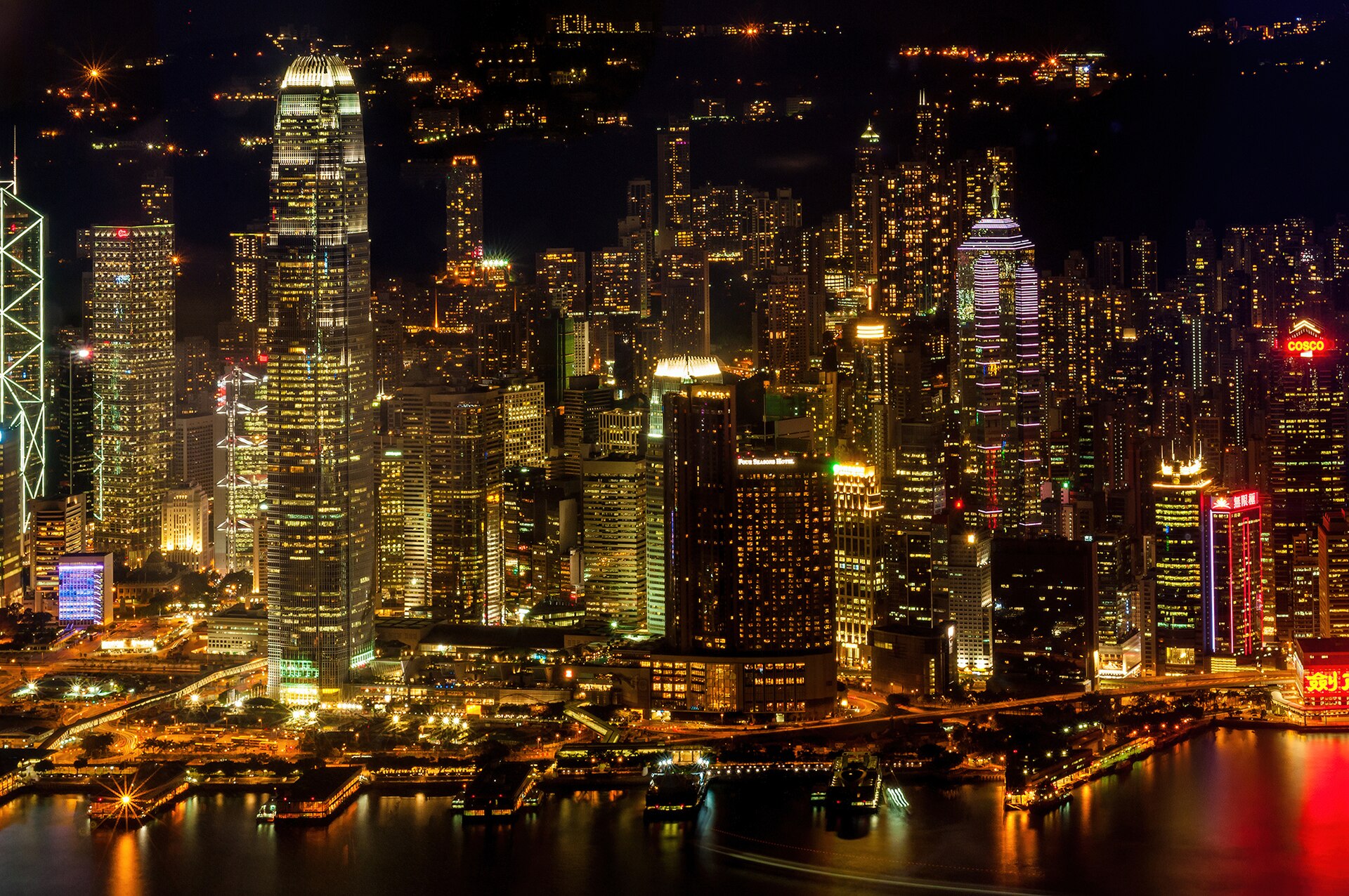 Hong Kong skyline day